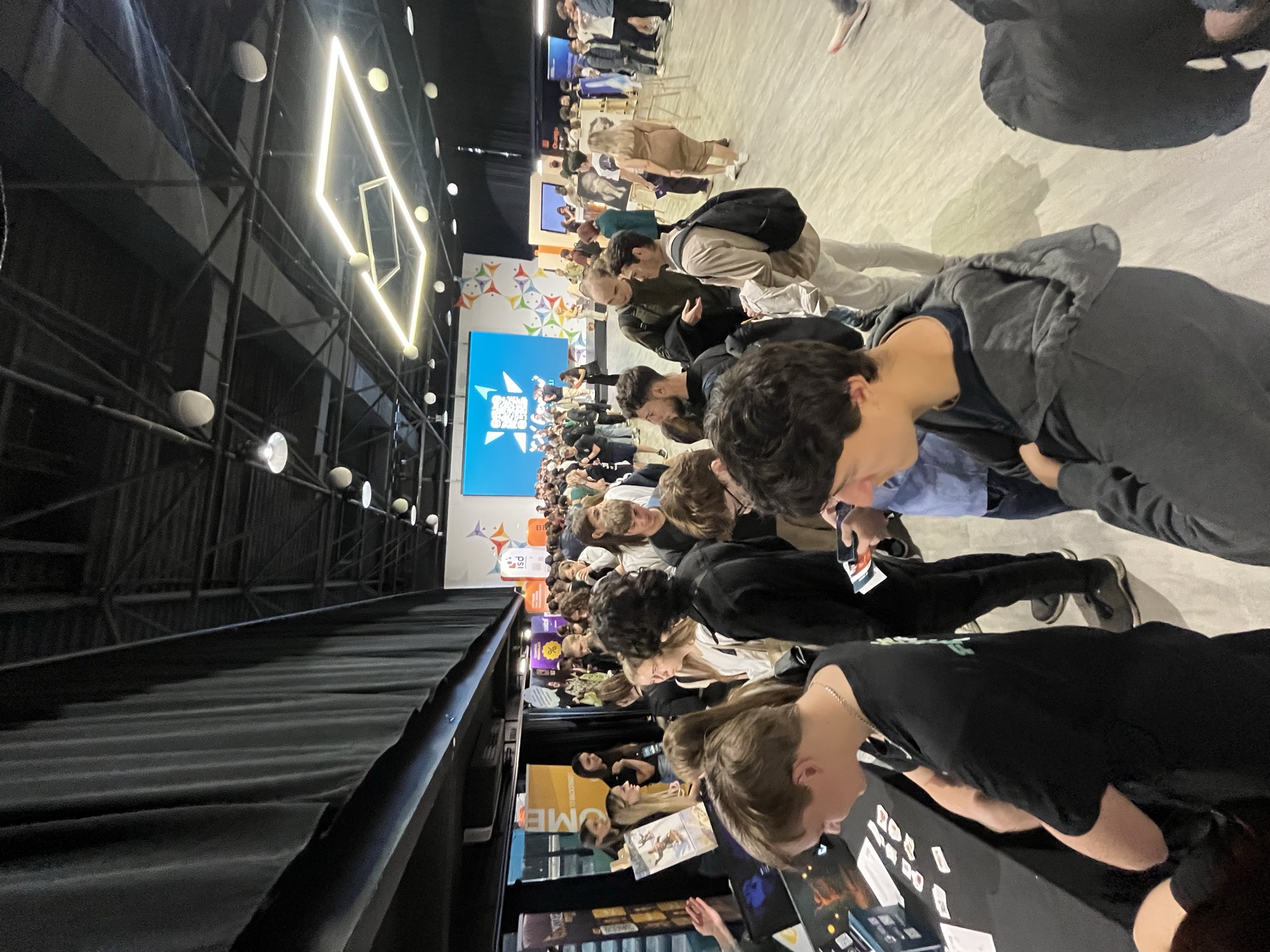 Crowd of attendees at IT Career Expo
