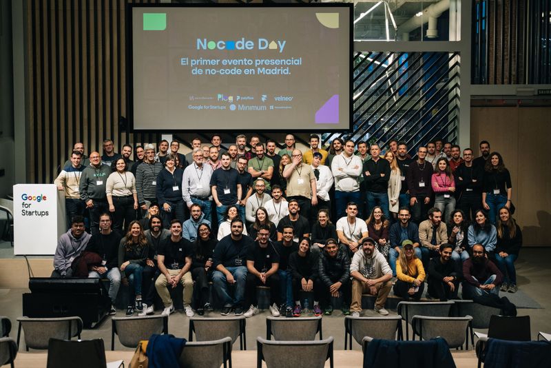 No Code Day Madrid attendees networking